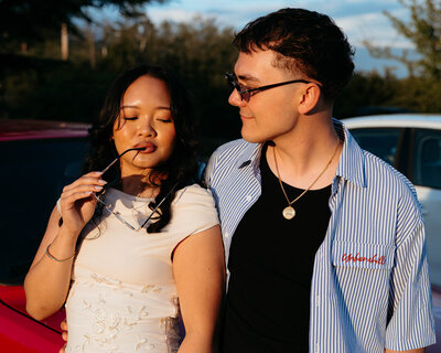 Romantic couples session in Washington, Pacific Northwest