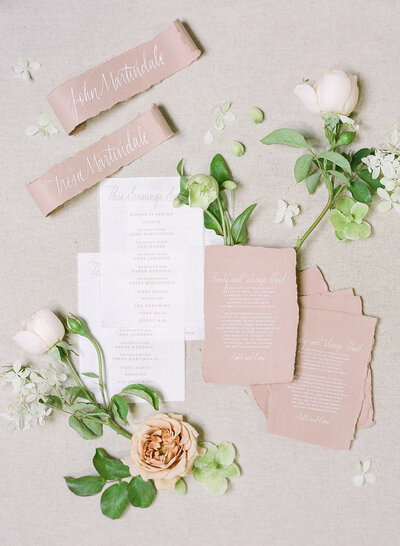 Elegant, modern, wedding invitations