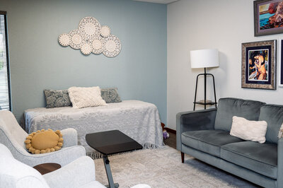 New Braunfels birth center prenatal exam room