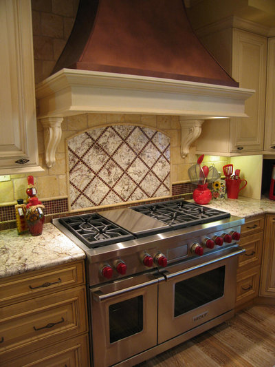 French Country Kitchen Range