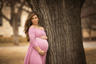 Love and laughter from this happy couple excited to meet their first baby.