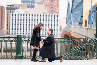 station square proposal photography surprise