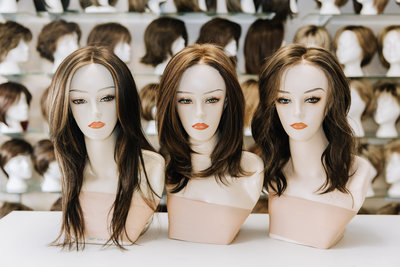 Wigs at The Hair Lady Shop