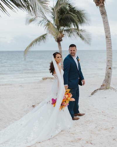 couple getting married in destination wedding