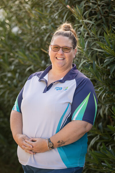 Meree, a committed team member at Roma Glass & Aluminium, exemplifying honesty and loyalty in delivering top-quality glass and aluminium services.