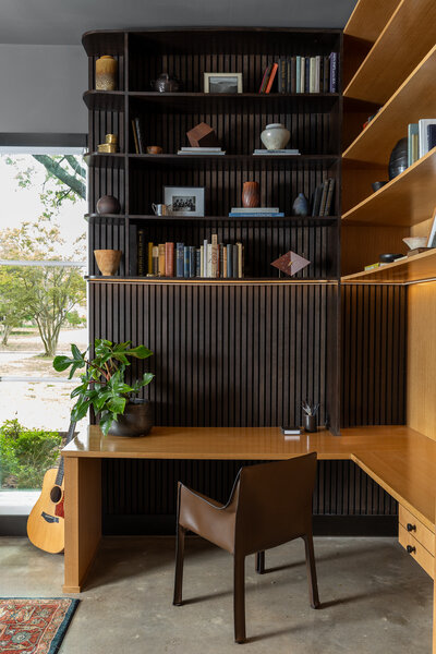 A modern and stylish office desk