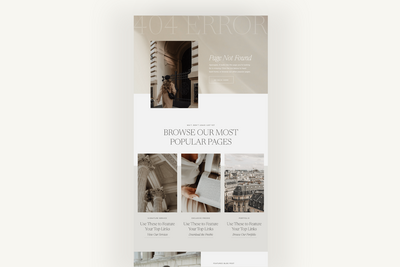 Website mockup.