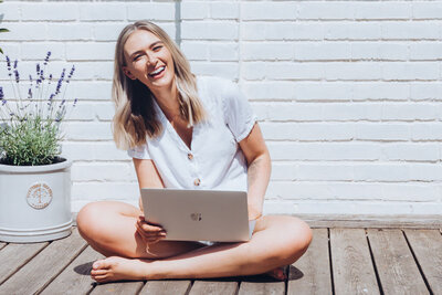 Girl posing with a smile