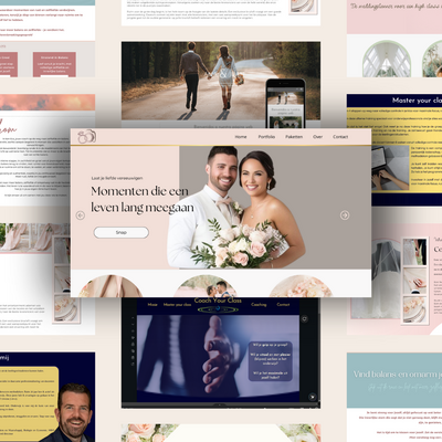 Voorbeeld websites gemaakt door Dream Design Studio
