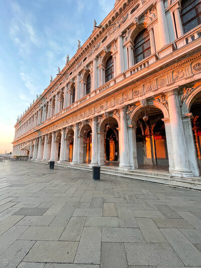 St. Mark's Square at sunrise in Venice, Italy