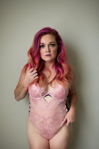 Pink Lingerie Boudoir Photoshoot