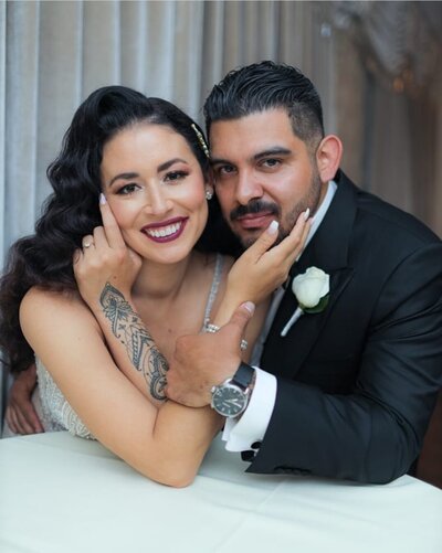 Newlyweds at Las Vegas Wedding Chapel Downtown Las Vegas