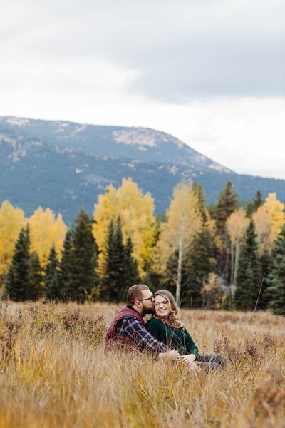 Fall engagement photos in Colorado