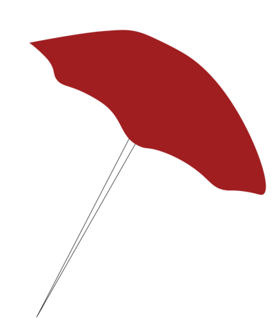 red umbrella illustration