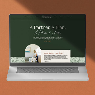 Nurture Lane Realty Website Home page