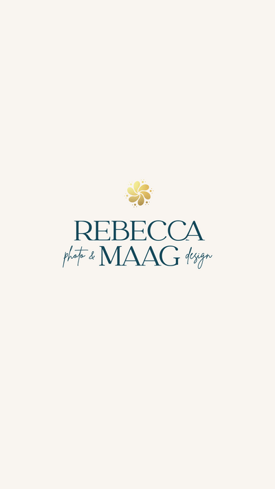 elegant, modern, and floral logo design for wedding photographer