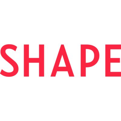 The logo of Shape Magazine with a feature from Aine Rock.