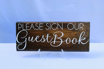 please sign our guest book