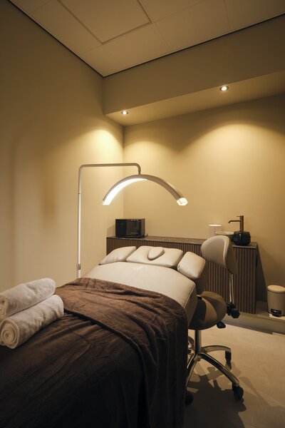 Materialen bord met luxe stoffen