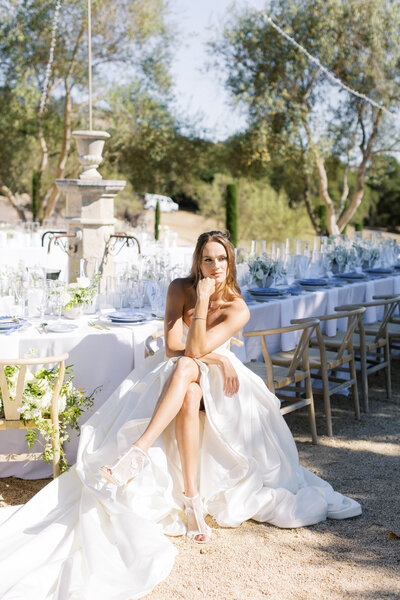 Romantic estate wedding at Casa Blanca Interlaken with garden ceremony and elegant couple portraits