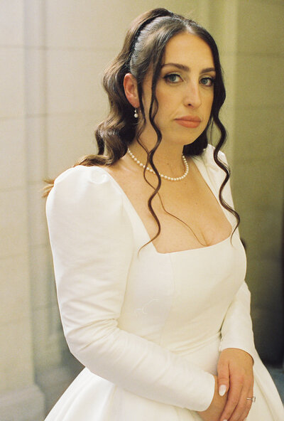 Playful smiling tattooed couple  on the street