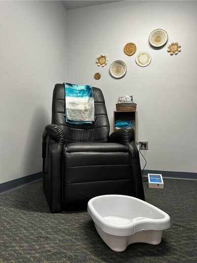 Comprehensive wellness visit exam room at Albright Wellness Clinic, focused on preventive care and overall health.