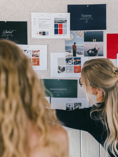 Luxury brand identity and custom logo design for female-founded business