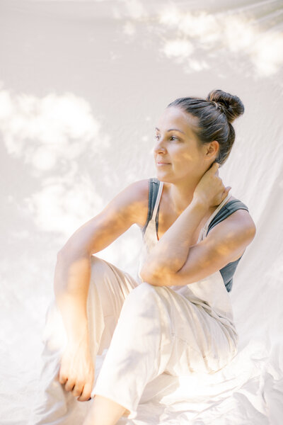 outdoor natural film photography headshots of photographer taryn christine photography