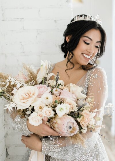 Makeup-Hair-Florals-Dress -Wedding-Photography