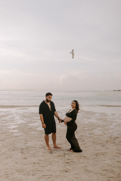 Florida Tampa Beach Maternity Photos