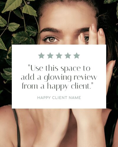 testimonial design for instagram post