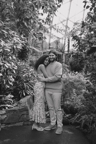 Milwaukee Engagement Session at Mitchell Domes 