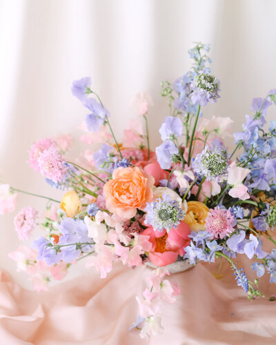 picture of bright floral arrangement