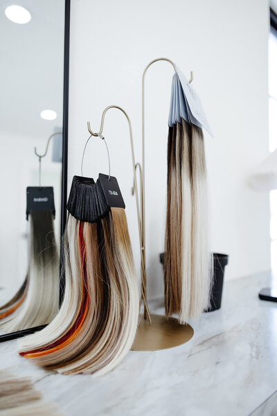 hair extension samples