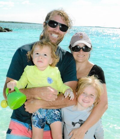 Bre on a cruise with her family