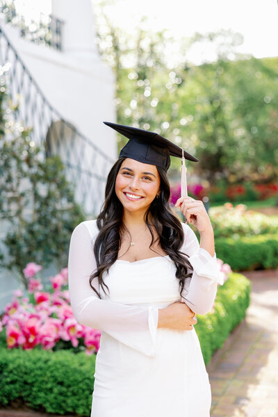 Tuscaloosa Alabama Grad Photo Session at the president's mansion