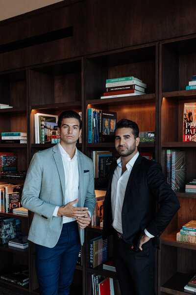 Real estate team branding photography of Greg Barnby and Jonathan Silva, co-founders of MUVE PHL.