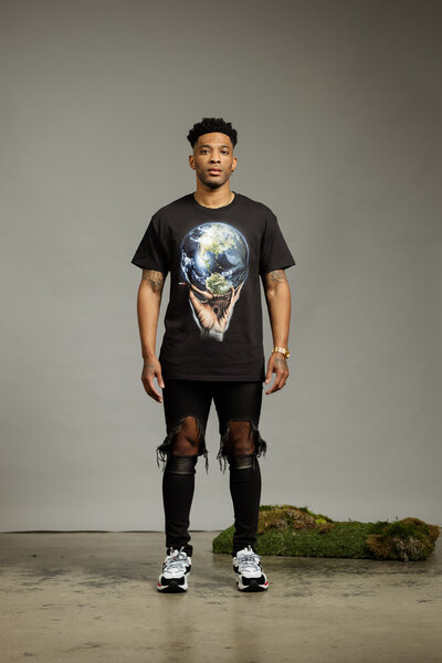 Nike shoes in a design for social media