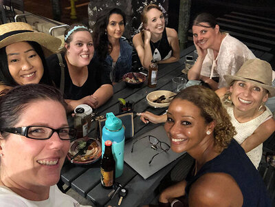 Photo of Rising Tide members at a meetup