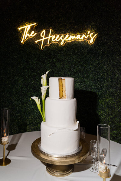 Wedding cake in Charlotte