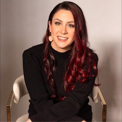 Female entrepreneur smiling