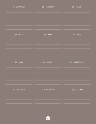 Notebook No 06 Digital Planner by Click 2 Plan-188