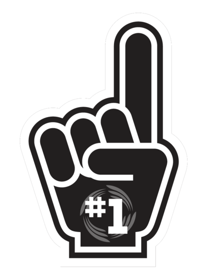 Photo booth number one fan signs for Community Financial Services Bank design by Amanda Newman Design in Paducah, Kentucky