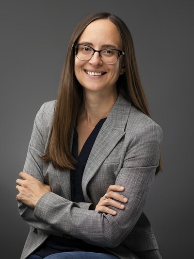 Edmonton corporate lawyer headshot photographed in professional studio