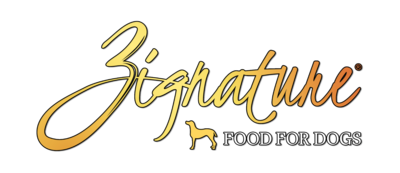 Zignature dog food available at Roxi & Co in Sioux Falls.