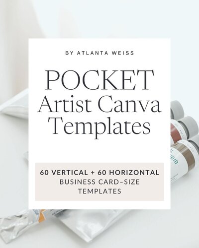 Studio Artist Canva Templates – 120 vertical + 120 horizontal DL (DIN-lang) size designs.