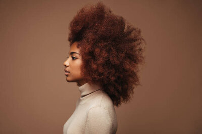 (home)beautiful curl hair girls