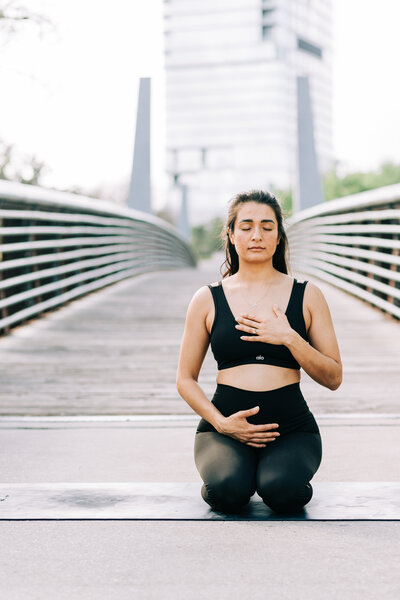 Houston Yoga Instructor Brand Session