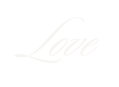 Text that says: love.