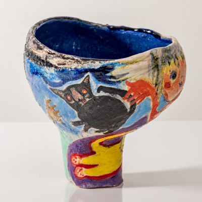 Michelle-Spiziri-Abstract-Artist-Ceramics-Whimsical bowl-8